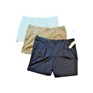 Axis Shorts Mens Size 52 Big and Tall Cotton Tencel Blend Flat Front Lot of 3